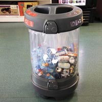 C-Thru&trade; Trio Recycling Bin