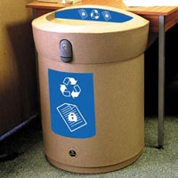Envoy&trade; Confidential Paper Recycling Bin  - 90 Ltr