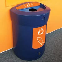 Envoy&trade; Plastic Bottle Recycling Bin  - 90 Ltr