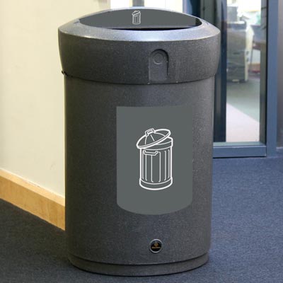 Envoy&trade; General Waste Open Top Bin - 110 Ltr