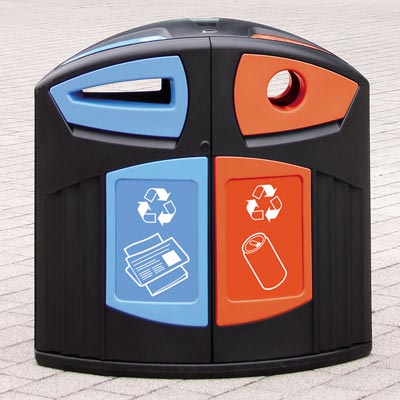 Nexus&reg; 200 Can / Newspaper & Magazine Recycling Bin