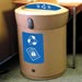 Envoy&trade; Confidential Paper Recycling Bin  - 90 Ltr